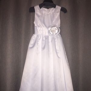 White girls size 8 First communion dress.